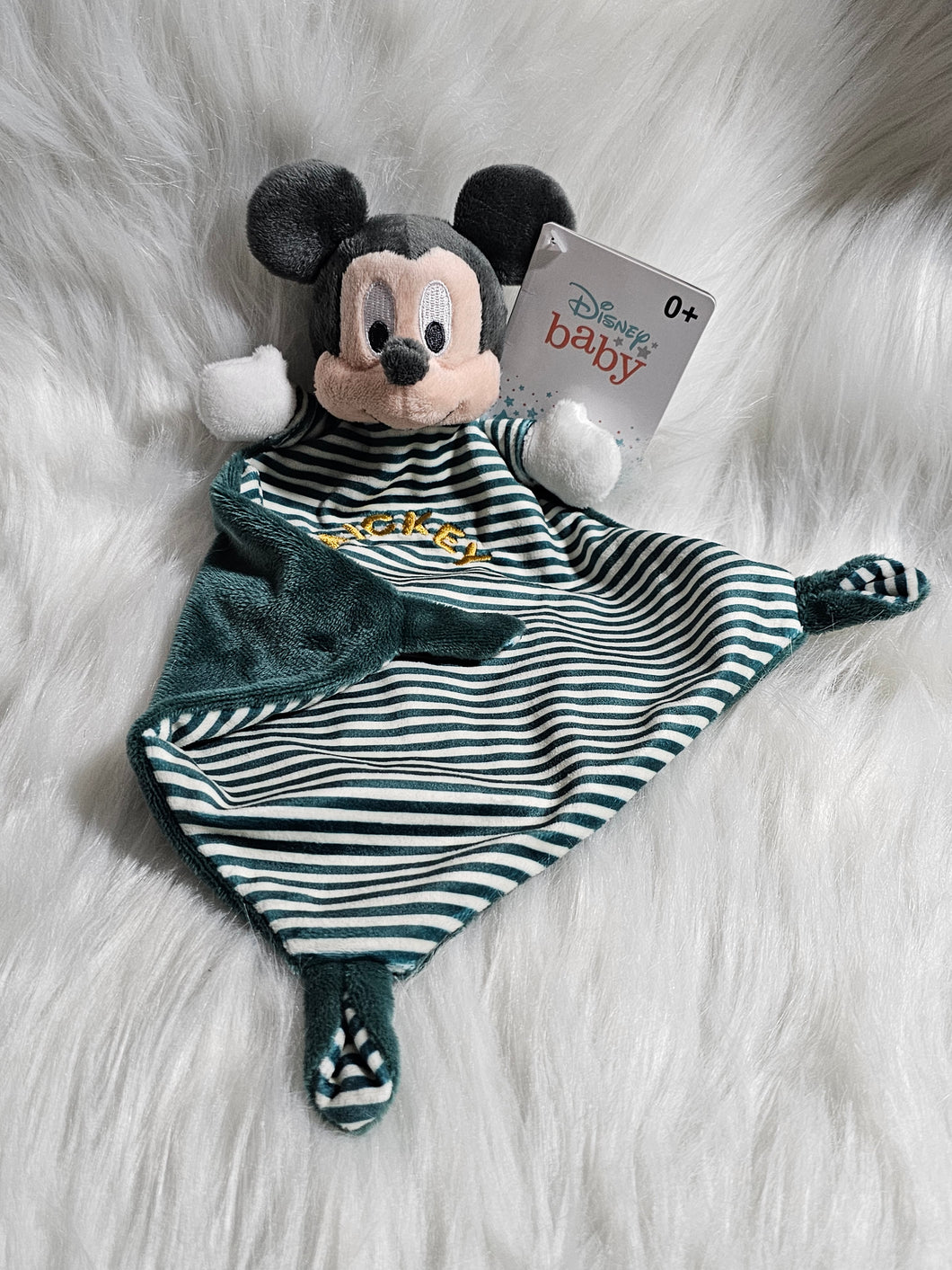 Doudou Mickey vert